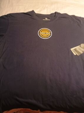 Colosseum Navy Short-Sleeve Murray State Logo Tee with Gold Emblem
